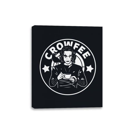 Crowfee - Canvas Wraps Canvas Wraps RIPT Apparel 8x10 / Black