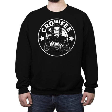 Crowfee - Crew Neck Sweatshirt Crew Neck Sweatshirt RIPT Apparel Small / Black