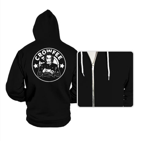 Crowfee - Hoodies Hoodies RIPT Apparel Small / Black