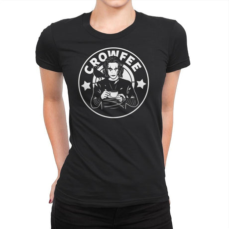 Crowfee - Womens Premium T-Shirts RIPT Apparel Small / Black