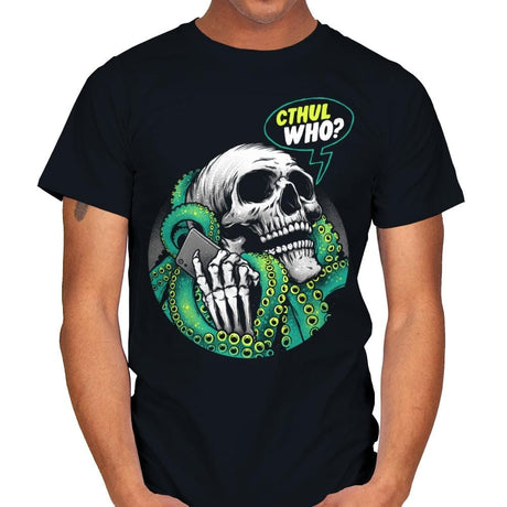 Cthul Who? - Mens T-Shirts RIPT Apparel Small / Black