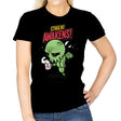 Cthulhu Awakens Again - Womens T-Shirts RIPT Apparel Small / Navy