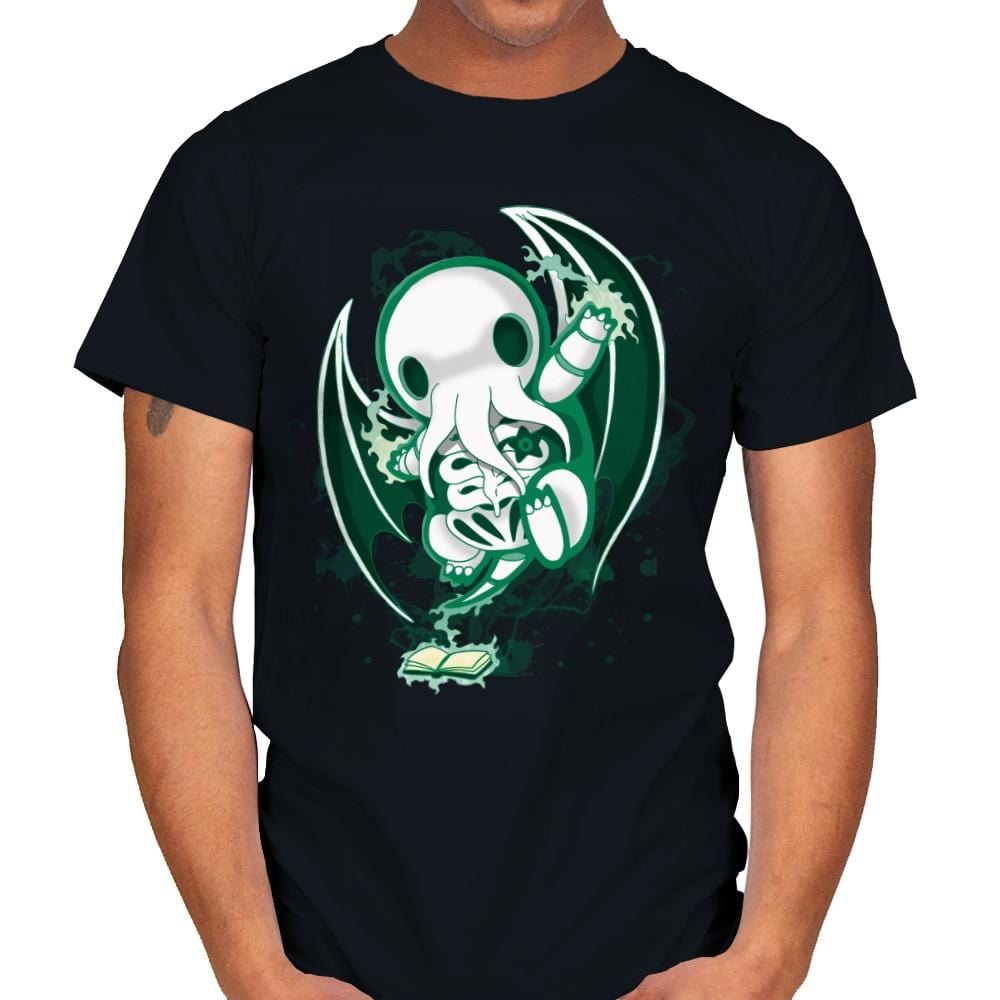 Cthulhu Skeleton - Mens T-Shirts RIPT Apparel Small / Black