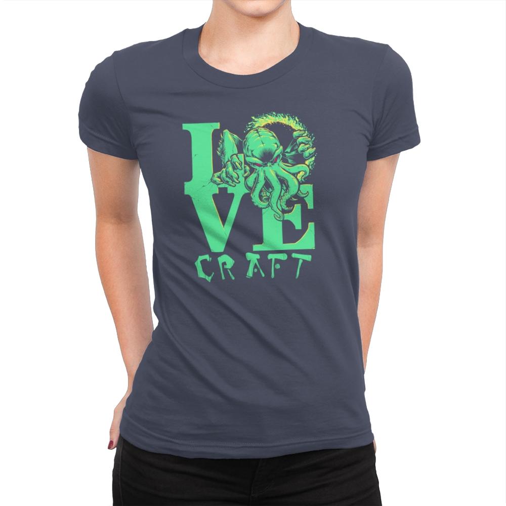 Cthulove Exclusive - Womens Premium T-Shirts RIPT Apparel Small / Indigo