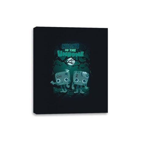 Ctrl+Zombies - Canvas Wraps Canvas Wraps RIPT Apparel 8x10 / Black