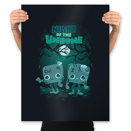 Ctrl+Zombies - Prints Posters RIPT Apparel 18x24 / Black