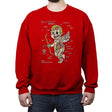 Cupid Anatomy - Crew Neck Sweatshirt Crew Neck Sweatshirt RIPT Apparel Small / Red