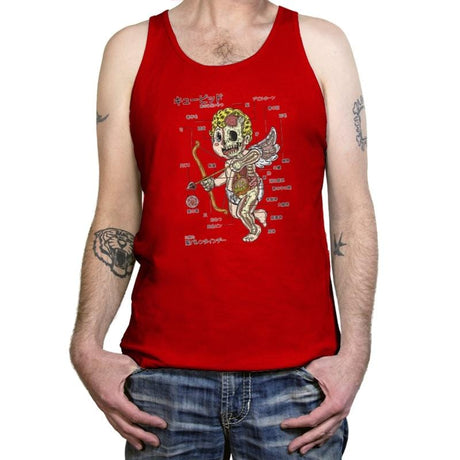 Cupid Anatomy - Tanktop Tanktop RIPT Apparel X-Small / Red