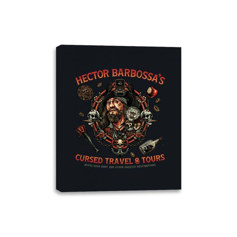 Cursed Travel and Tours - Canvas Wraps Canvas Wraps RIPT Apparel 8x10 / Black