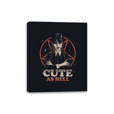 Cute and Dark - Canvas Wraps Canvas Wraps RIPT Apparel 8x10 / Black