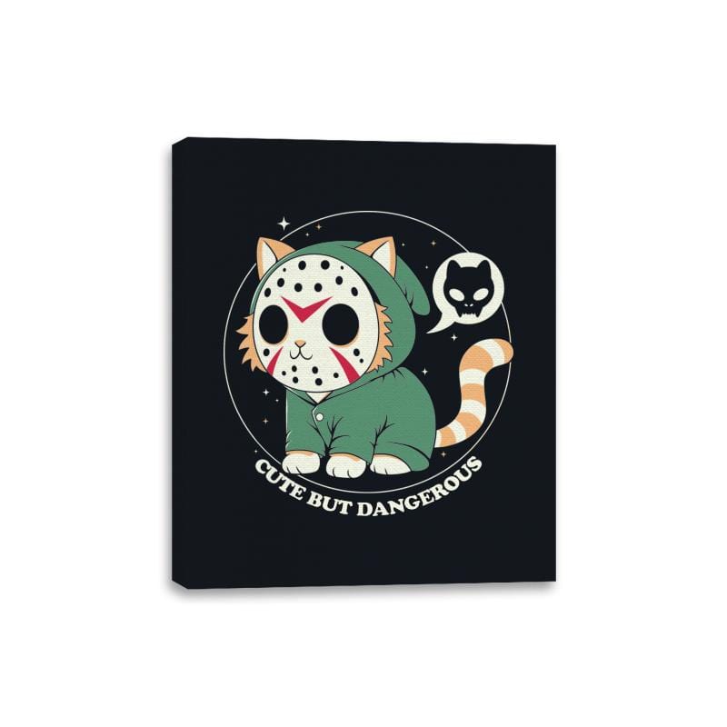 Cute but Dangerous - Canvas Wraps Canvas Wraps RIPT Apparel 8x10 / Black