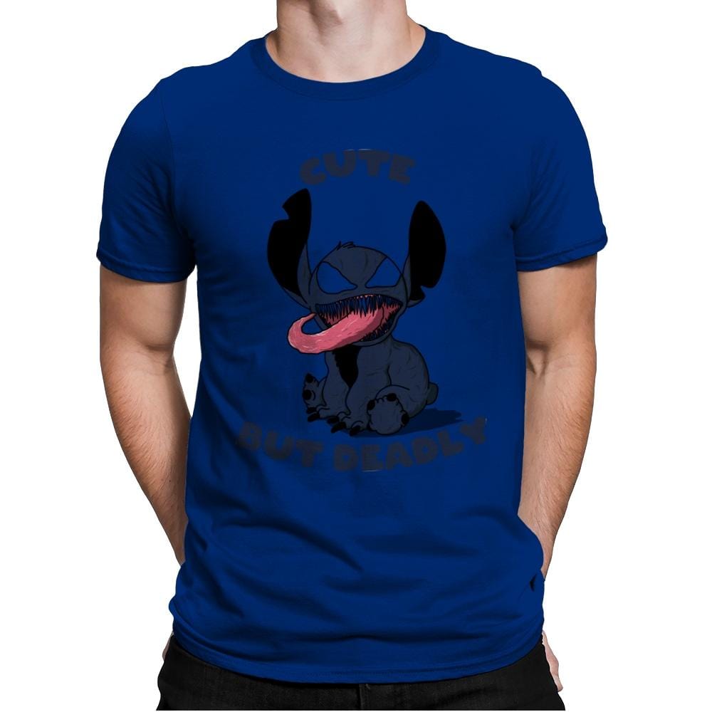 Cute But Deadly - Mens Premium T-Shirts RIPT Apparel Small / Royal