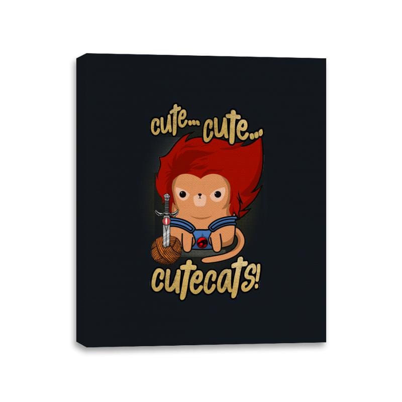 Cute... Cute... Cutecats! - Canvas Wraps Canvas Wraps RIPT Apparel 11x14 / Black