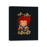 Cute... Cute... Cutecats! - Canvas Wraps Canvas Wraps RIPT Apparel 11x14 / Black