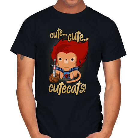 Cute... Cute... Cutecats! - Mens T-Shirts RIPT Apparel Small / Black