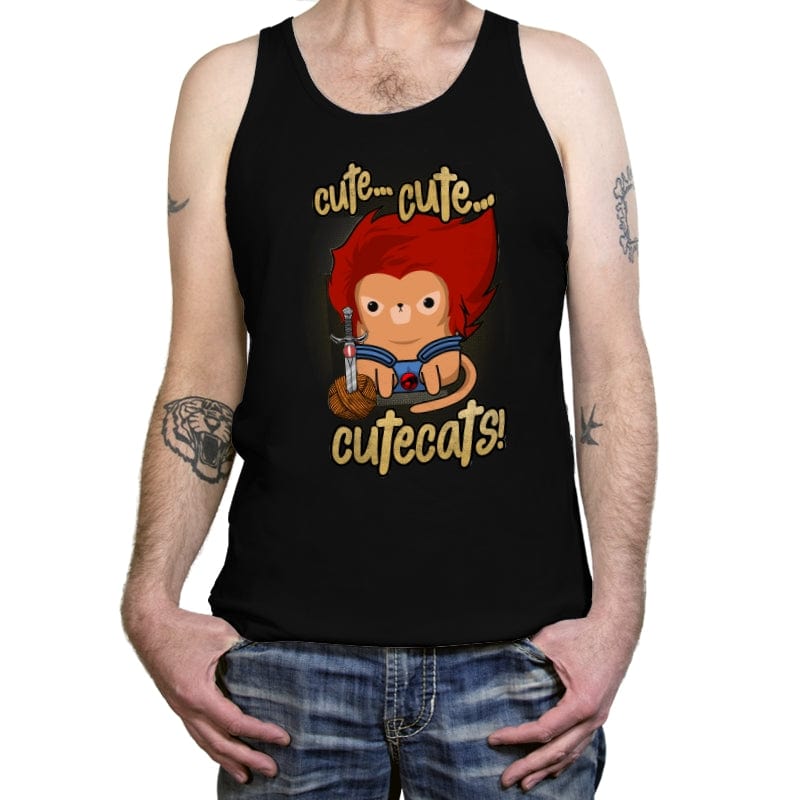 Cute... Cute... Cutecats! - Tanktop Tanktop RIPT Apparel X-Small / Black