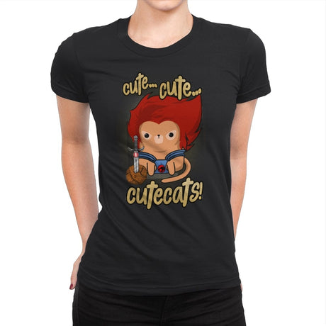 Cute... Cute... Cutecats! - Womens Premium T-Shirts RIPT Apparel Small / Black