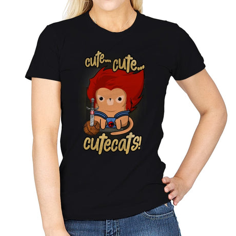 Cute... Cute... Cutecats! - Womens T-Shirts RIPT Apparel Small / Black