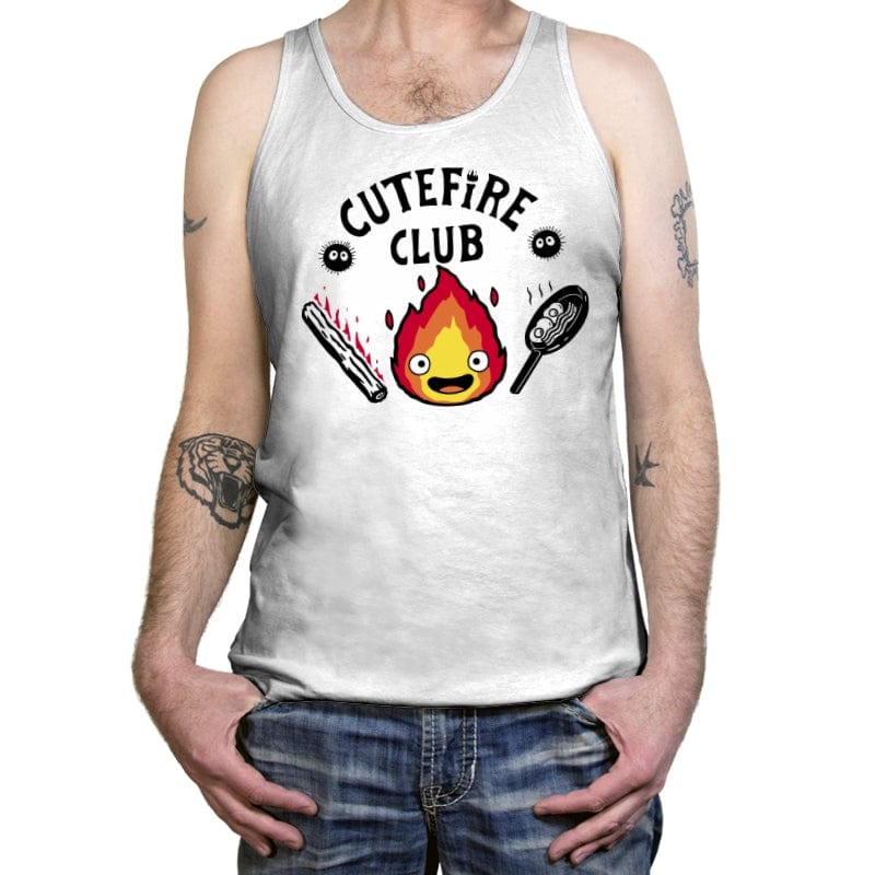 Cutefire Club! - Tanktop Tanktop RIPT Apparel X-Small / White