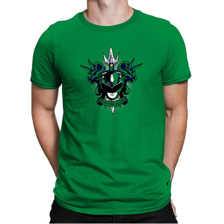 Cyaneus Triceratops Horridus - Zordwarts - Mens Premium T-Shirts RIPT Apparel Small / Kelly Green