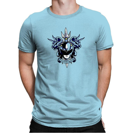 Cyaneus Triceratops Horridus - Zordwarts - Mens Premium T-Shirts RIPT Apparel Small / Light Blue