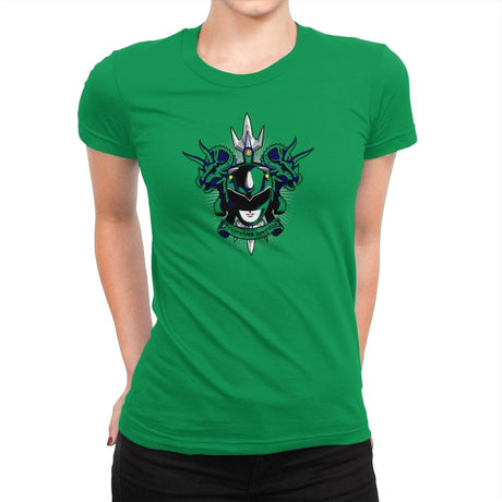 Cyaneus Triceratops Horridus - Zordwarts - Womens Premium T-Shirts RIPT Apparel Small / Kelly Green