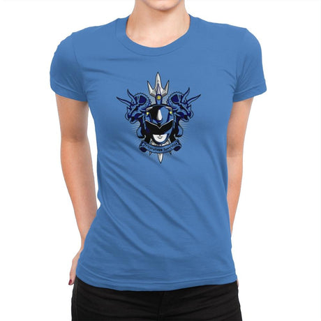 Cyaneus Triceratops Horridus - Zordwarts - Womens Premium T-Shirts RIPT Apparel Small / Tahiti Blue