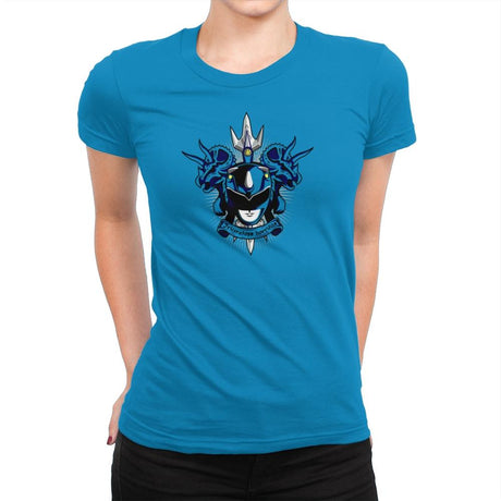 Cyaneus Triceratops Horridus - Zordwarts - Womens Premium T-Shirts RIPT Apparel Small / Turquoise