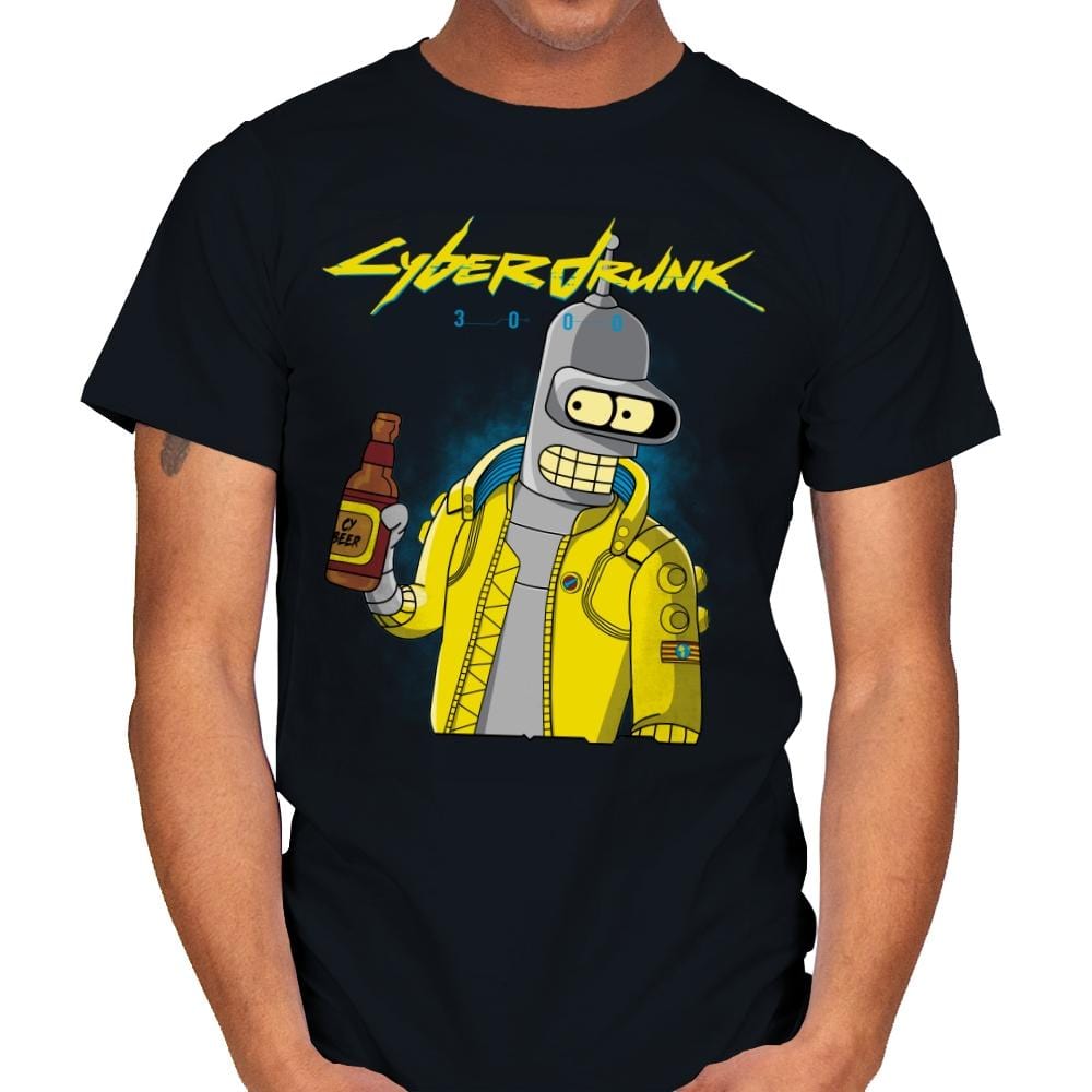 Cyberdrunk - Mens T-Shirts RIPT Apparel Small / Black