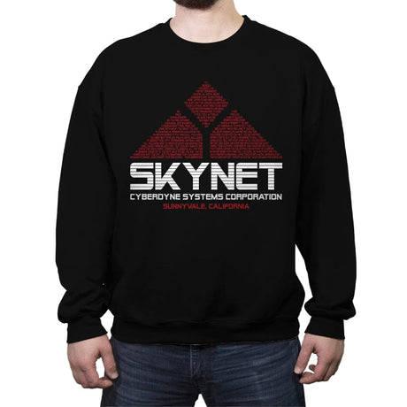 Cyberdyne Systems Corp.  - Crew Neck Sweatshirt Crew Neck Sweatshirt RIPT Apparel Small / Black