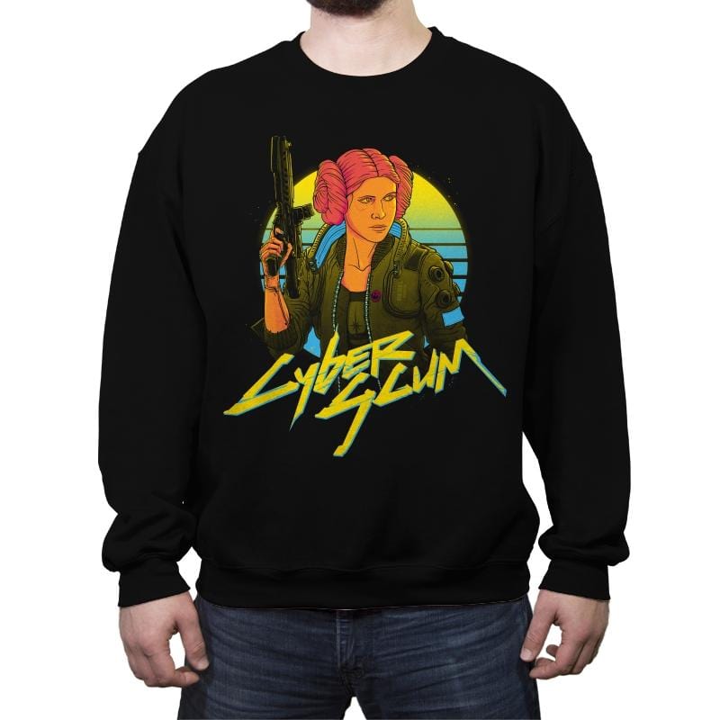 Cyberscum - Crew Neck Sweatshirt Crew Neck Sweatshirt RIPT Apparel Small / Black