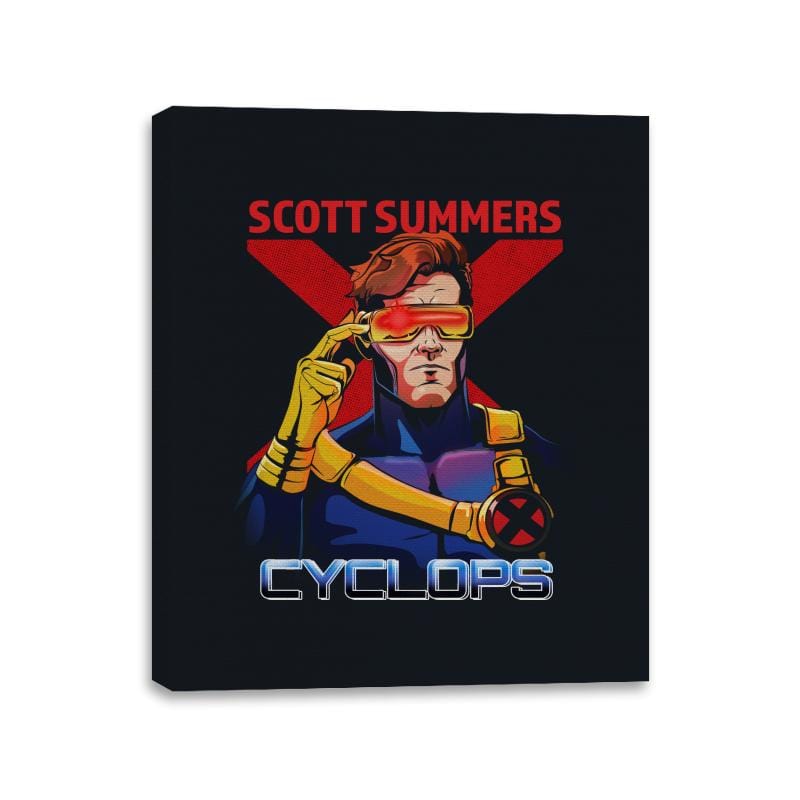 Cyclops Terminator - Canvas Wraps Canvas Wraps RIPT Apparel 11x14 / Black