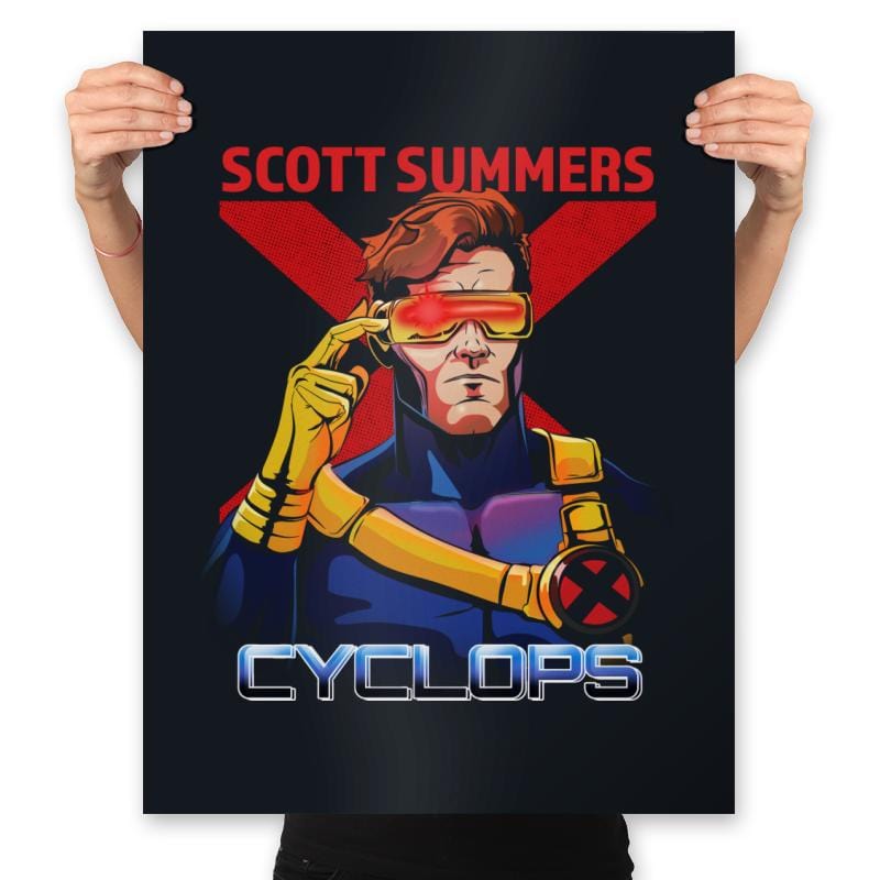 Cyclops Terminator - Prints Posters RIPT Apparel 18x24 / Black