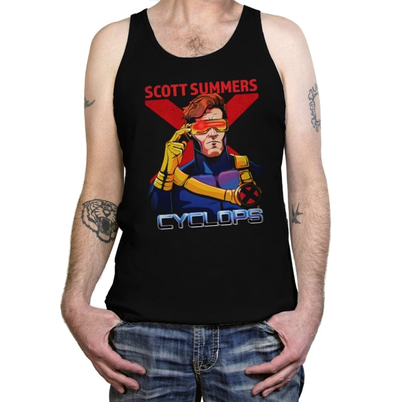 Cyclops Terminator - Tanktop Tanktop RIPT Apparel X-Small / Black