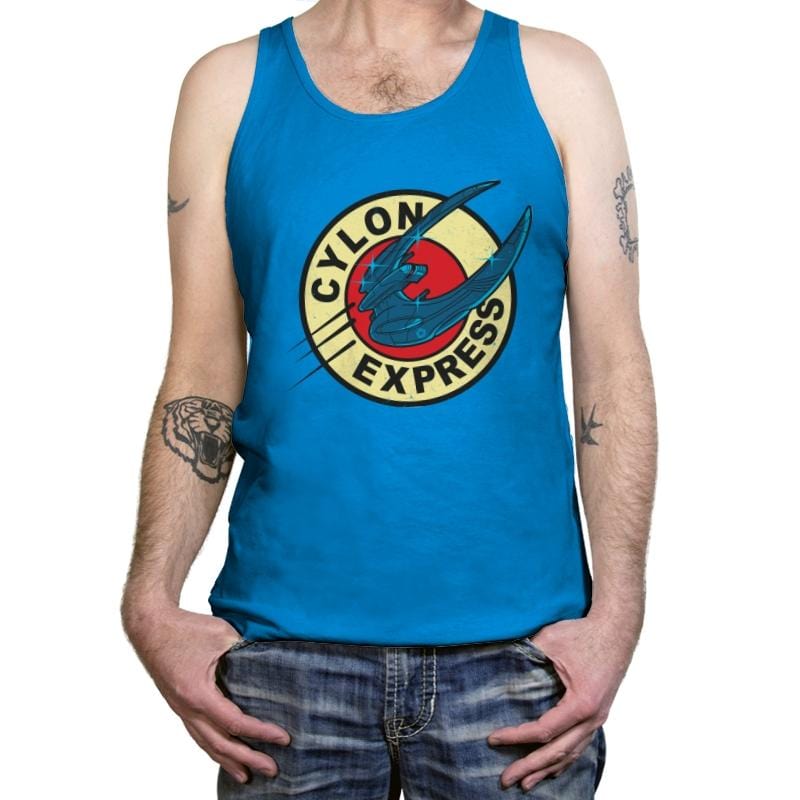 Cylon Express - Tanktop Tanktop RIPT Apparel X-Small / Teal