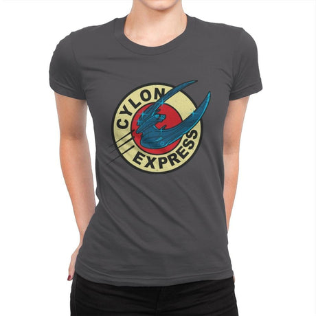 Cylon Express - Womens Premium T-Shirts RIPT Apparel Small / Heavy Metal