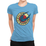 Cylon Express - Womens Premium T-Shirts RIPT Apparel Small / Turquoise