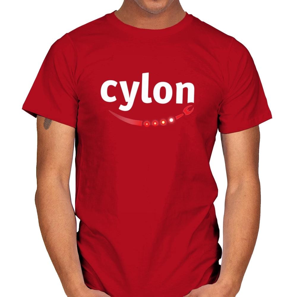 Cylon - Mens T-Shirts RIPT Apparel Small / Red