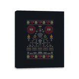 D-20 Sweater - Ugly Holiday - Canvas Wraps Canvas Wraps RIPT Apparel 11x14 / Black