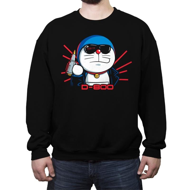 D-800 - Crew Neck Sweatshirt Crew Neck Sweatshirt RIPT Apparel Small / Black