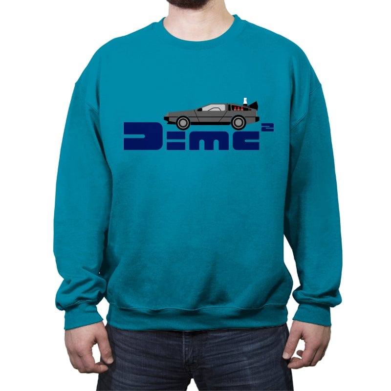 D=MC² - Crew Neck Sweatshirt Crew Neck Sweatshirt RIPT Apparel Small / Antique Sapphire