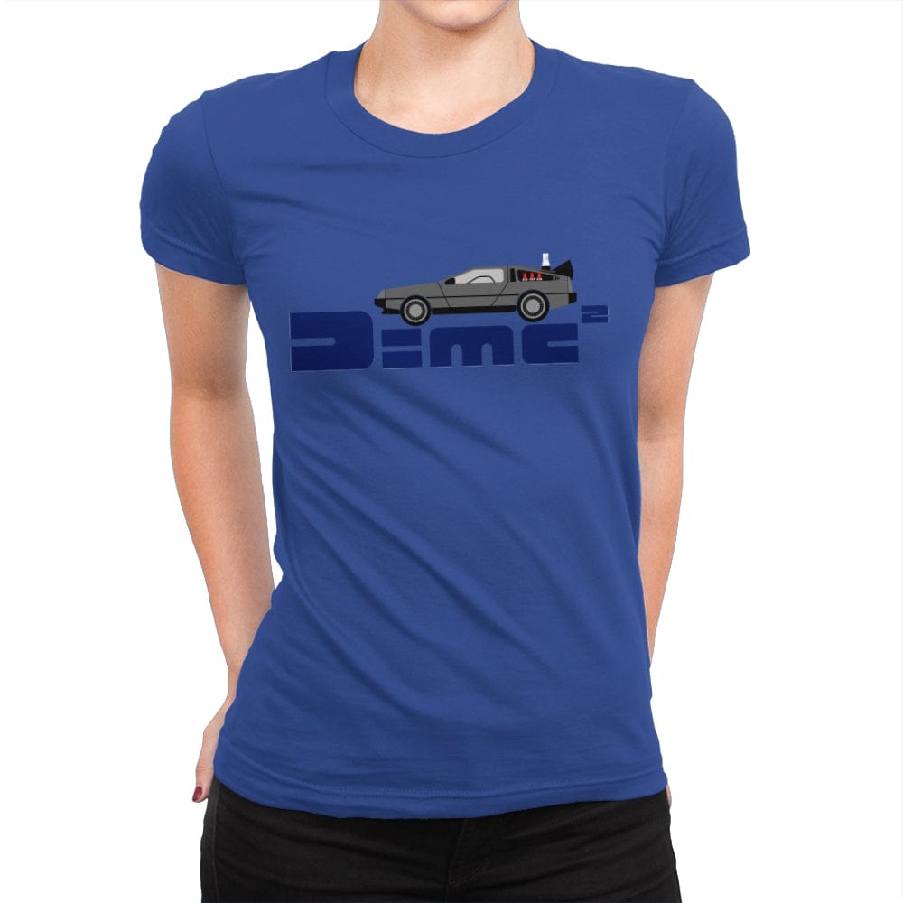 D=MC² - Womens Premium T-Shirts RIPT Apparel Small / Royal