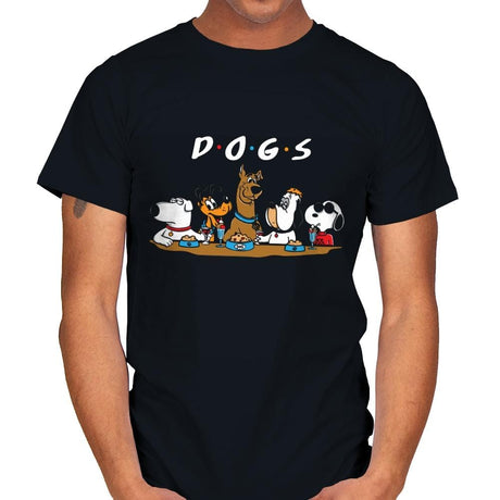 D-O-G-S - Mens T-Shirts RIPT Apparel Small / Black