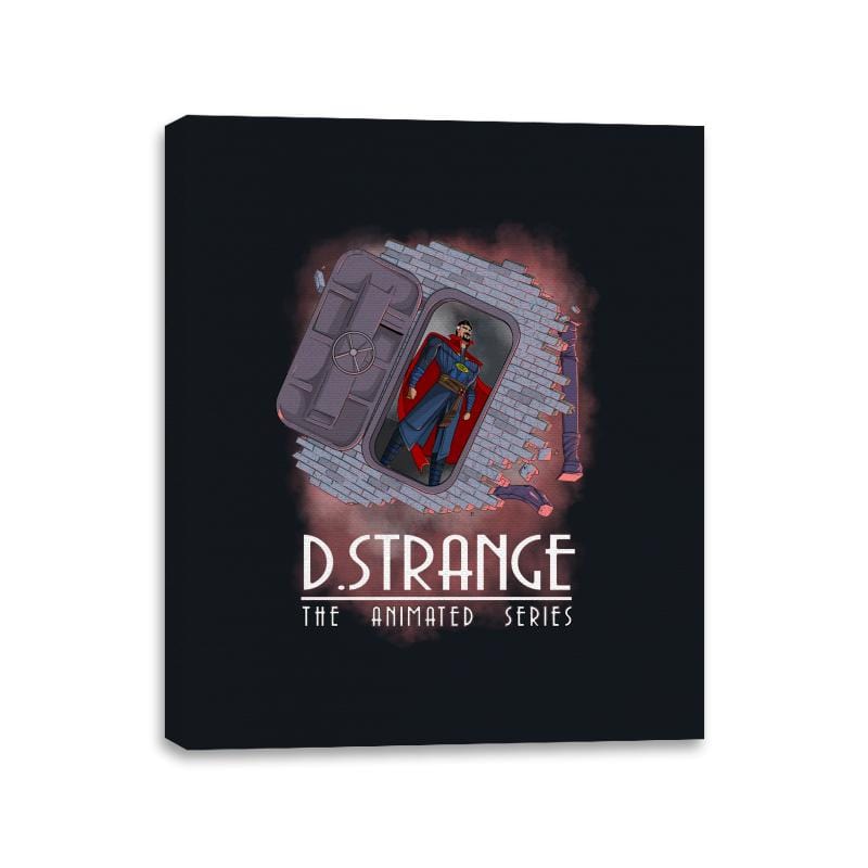 D Strange The Animated Series - Canvas Wraps Canvas Wraps RIPT Apparel 11x14 / Black