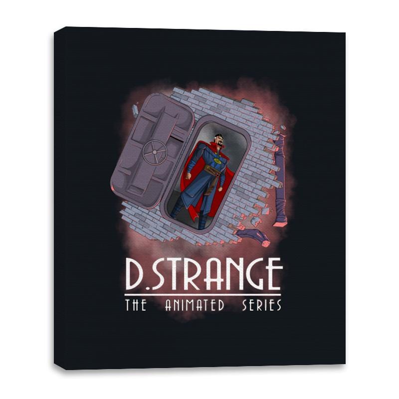 D Strange The Animated Series - Canvas Wraps Canvas Wraps RIPT Apparel 16x20 / Black