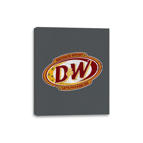 D&W - Canvas Wraps Canvas Wraps RIPT Apparel 8x10 / Charcoal