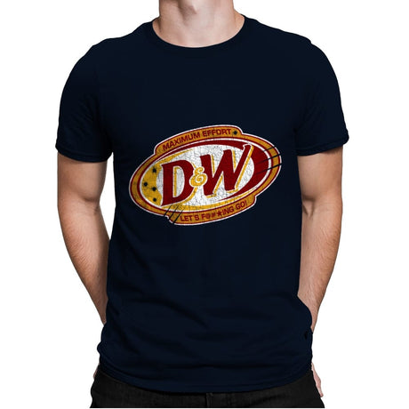 D&W - Mens Premium T-Shirts RIPT Apparel Small / Midnight Navy