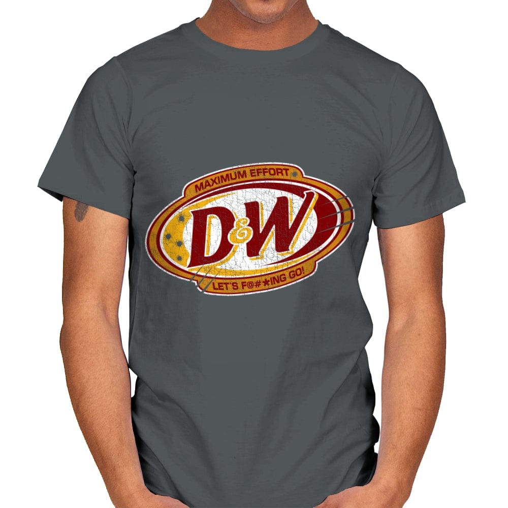 D&W - Mens T-Shirts RIPT Apparel Small / Charcoal