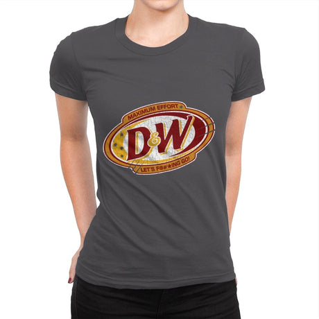 D&W - Womens Premium T-Shirts RIPT Apparel Small / Heavy Metal