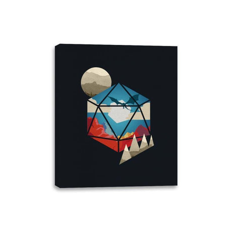 D20 World - Canvas Wraps Canvas Wraps RIPT Apparel 8x10 / Black